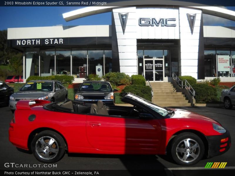 Saronno Red / Midnight 2003 Mitsubishi Eclipse Spyder GS