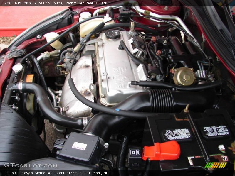 Patriot Red Pearl / Black 2001 Mitsubishi Eclipse GS Coupe