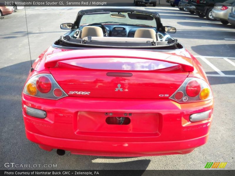 Saronno Red / Midnight 2003 Mitsubishi Eclipse Spyder GS