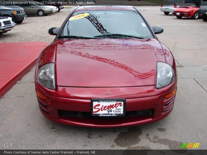 Patriot Red Pearl / Black 2001 Mitsubishi Eclipse GS Coupe