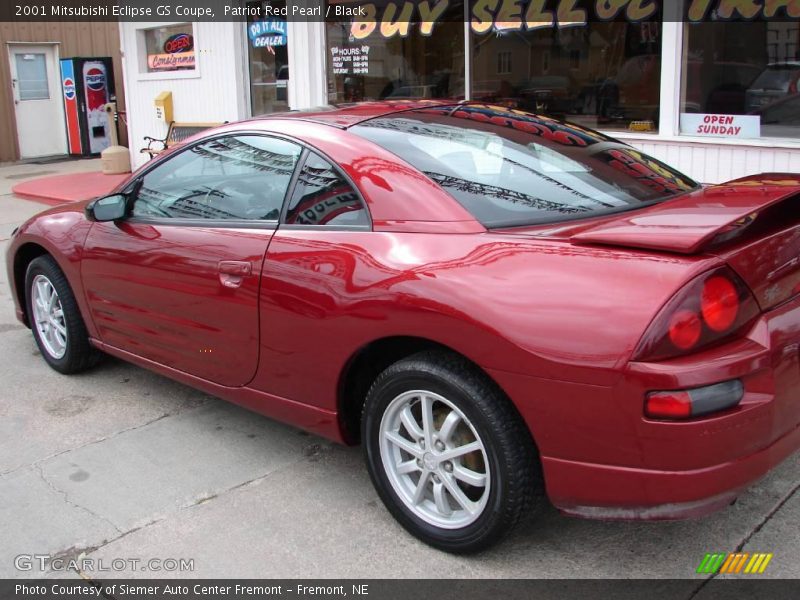 Patriot Red Pearl / Black 2001 Mitsubishi Eclipse GS Coupe