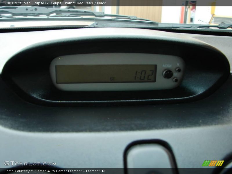 Patriot Red Pearl / Black 2001 Mitsubishi Eclipse GS Coupe
