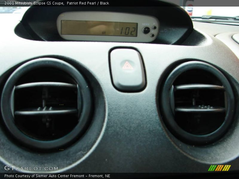 Patriot Red Pearl / Black 2001 Mitsubishi Eclipse GS Coupe