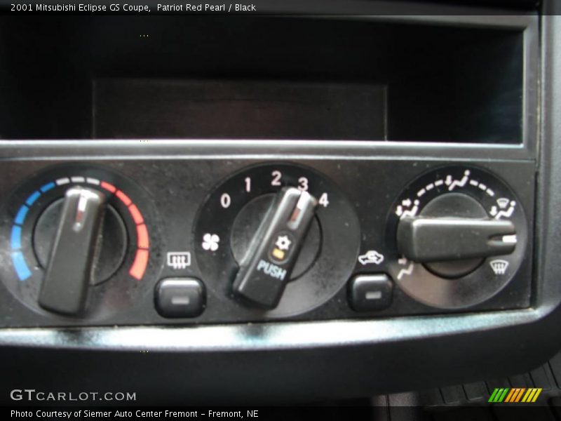 Patriot Red Pearl / Black 2001 Mitsubishi Eclipse GS Coupe