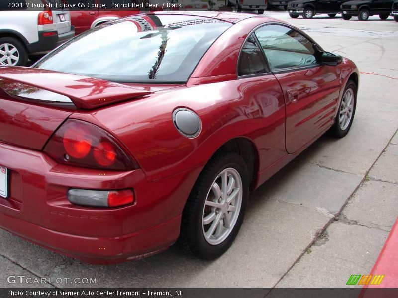 Patriot Red Pearl / Black 2001 Mitsubishi Eclipse GS Coupe