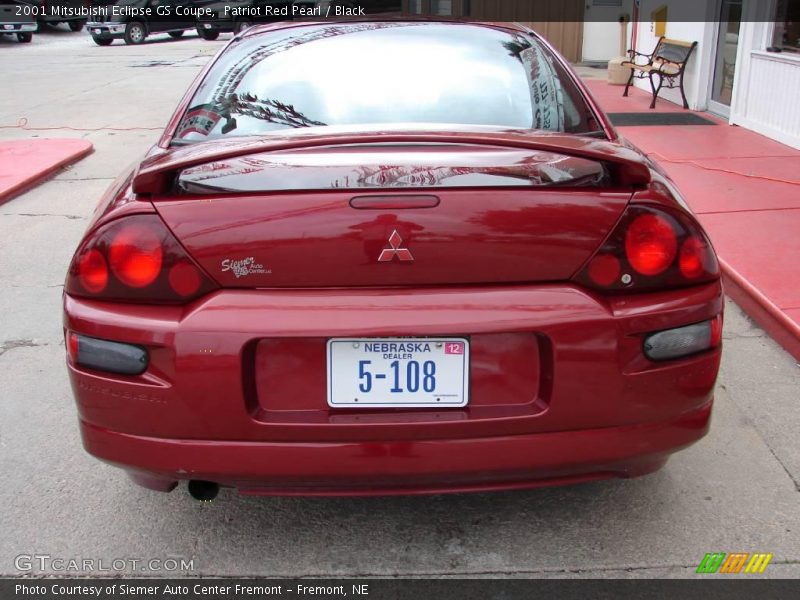Patriot Red Pearl / Black 2001 Mitsubishi Eclipse GS Coupe