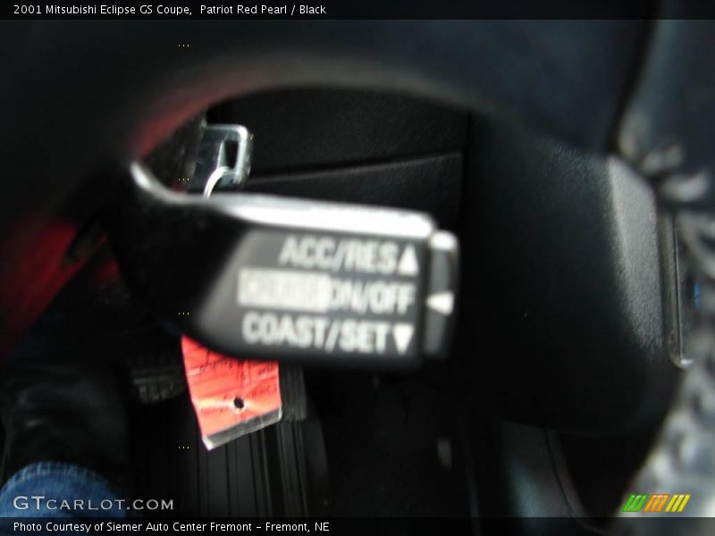 Patriot Red Pearl / Black 2001 Mitsubishi Eclipse GS Coupe
