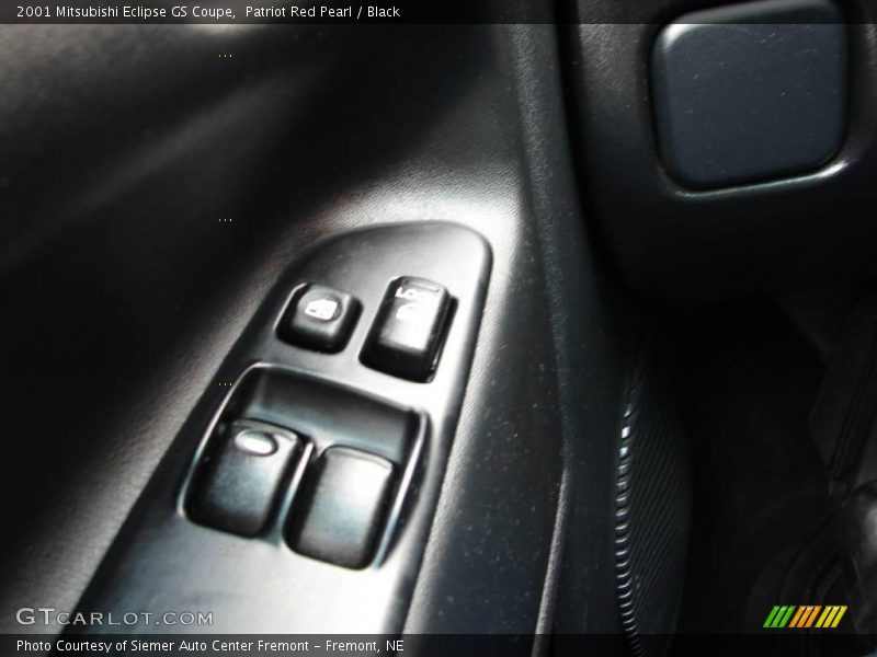 Patriot Red Pearl / Black 2001 Mitsubishi Eclipse GS Coupe