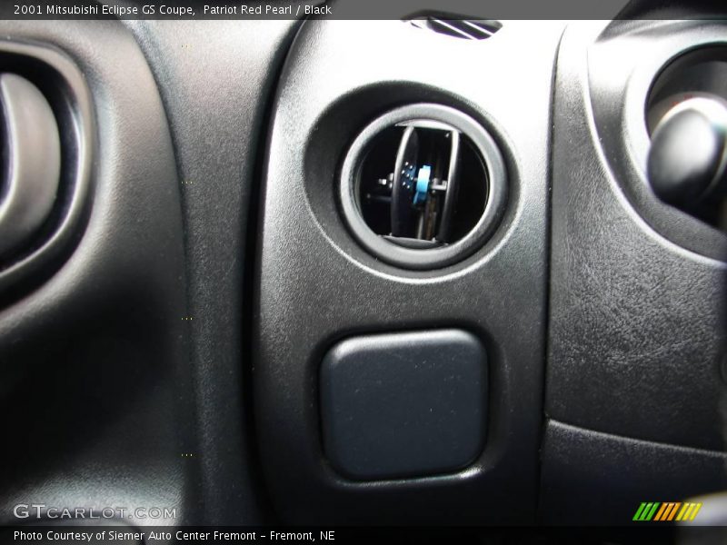 Patriot Red Pearl / Black 2001 Mitsubishi Eclipse GS Coupe