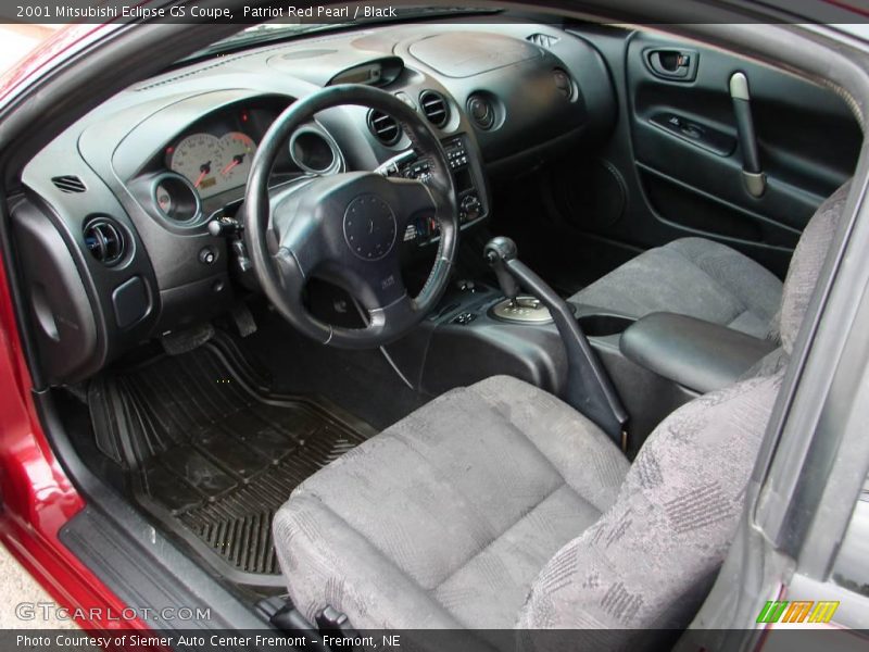 Patriot Red Pearl / Black 2001 Mitsubishi Eclipse GS Coupe