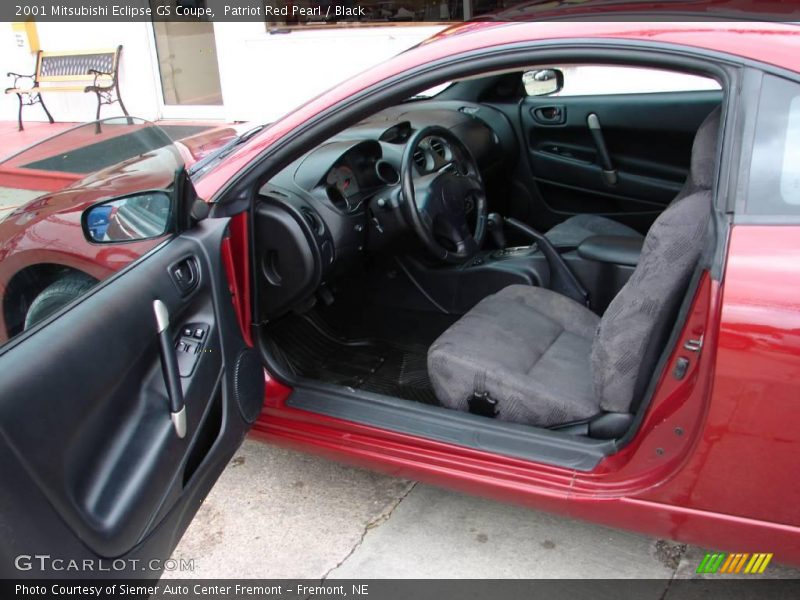 Patriot Red Pearl / Black 2001 Mitsubishi Eclipse GS Coupe