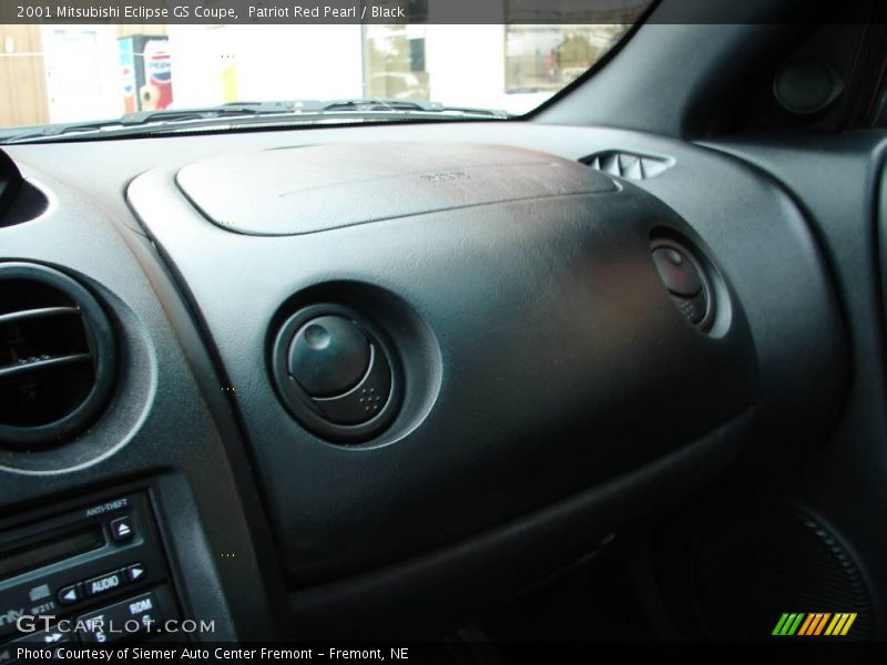 Patriot Red Pearl / Black 2001 Mitsubishi Eclipse GS Coupe