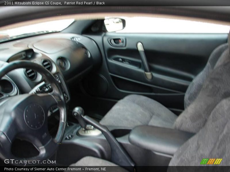 Patriot Red Pearl / Black 2001 Mitsubishi Eclipse GS Coupe
