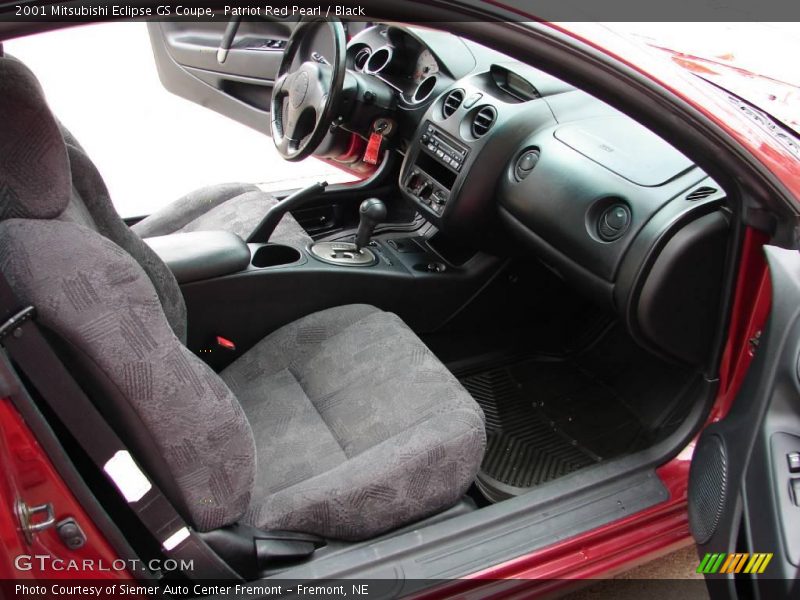 Patriot Red Pearl / Black 2001 Mitsubishi Eclipse GS Coupe