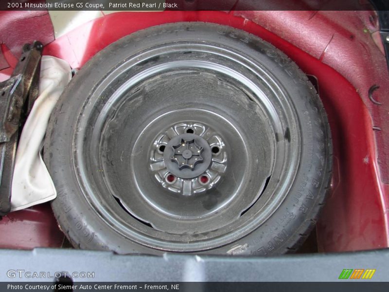Patriot Red Pearl / Black 2001 Mitsubishi Eclipse GS Coupe
