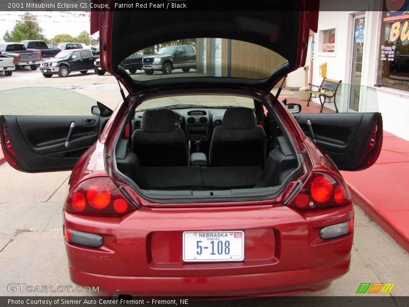Patriot Red Pearl / Black 2001 Mitsubishi Eclipse GS Coupe