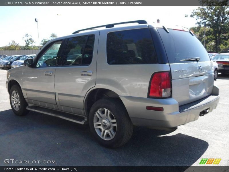 Silver Birch Metallic / Dark Graphite 2003 Mercury Mountaineer Convenience AWD