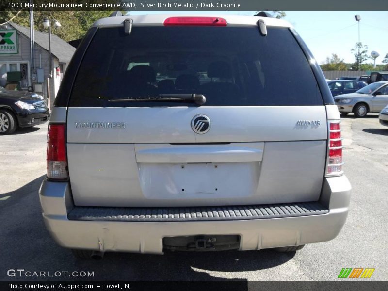 Silver Birch Metallic / Dark Graphite 2003 Mercury Mountaineer Convenience AWD