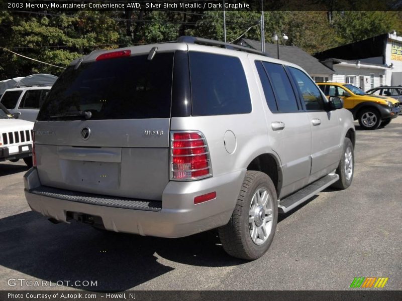 Silver Birch Metallic / Dark Graphite 2003 Mercury Mountaineer Convenience AWD