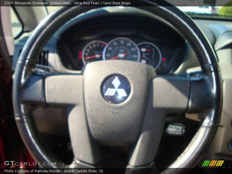 Ultra Red Pearl / Sand Blast Beige 2005 Mitsubishi Endeavor Limited AWD