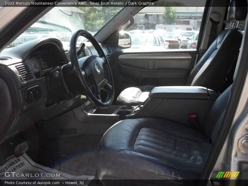 Silver Birch Metallic / Dark Graphite 2003 Mercury Mountaineer Convenience AWD