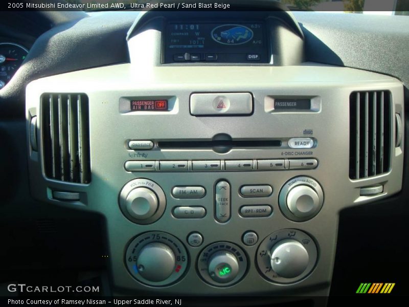 Ultra Red Pearl / Sand Blast Beige 2005 Mitsubishi Endeavor Limited AWD