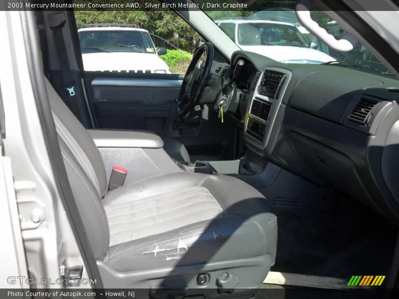 Silver Birch Metallic / Dark Graphite 2003 Mercury Mountaineer Convenience AWD