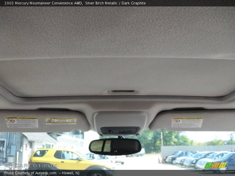 Silver Birch Metallic / Dark Graphite 2003 Mercury Mountaineer Convenience AWD