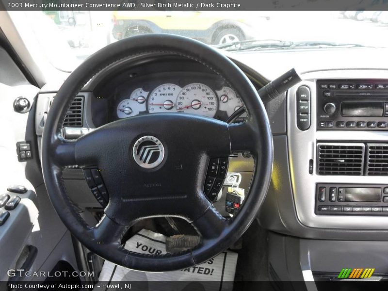 Silver Birch Metallic / Dark Graphite 2003 Mercury Mountaineer Convenience AWD