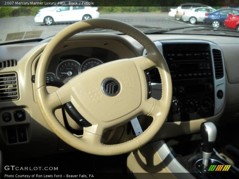 Black / Pebble 2007 Mercury Mariner Luxury 4WD