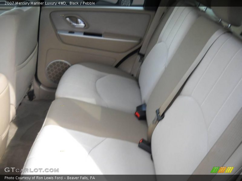 Black / Pebble 2007 Mercury Mariner Luxury 4WD
