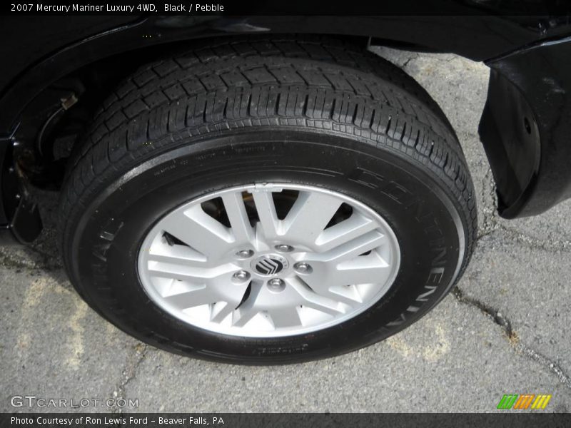 Black / Pebble 2007 Mercury Mariner Luxury 4WD