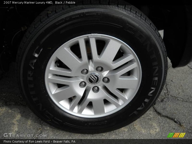 Black / Pebble 2007 Mercury Mariner Luxury 4WD