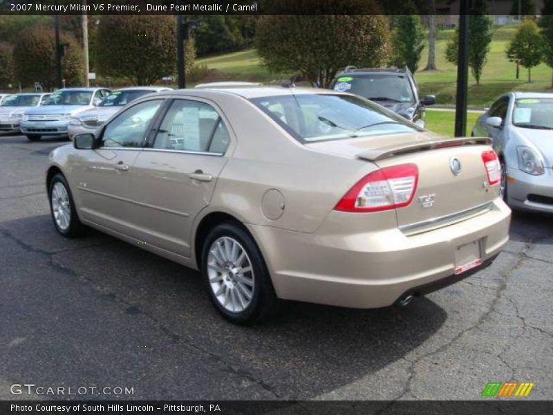 Dune Pearl Metallic / Camel 2007 Mercury Milan V6 Premier