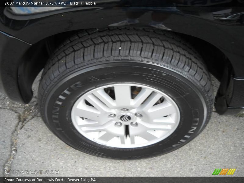 Black / Pebble 2007 Mercury Mariner Luxury 4WD