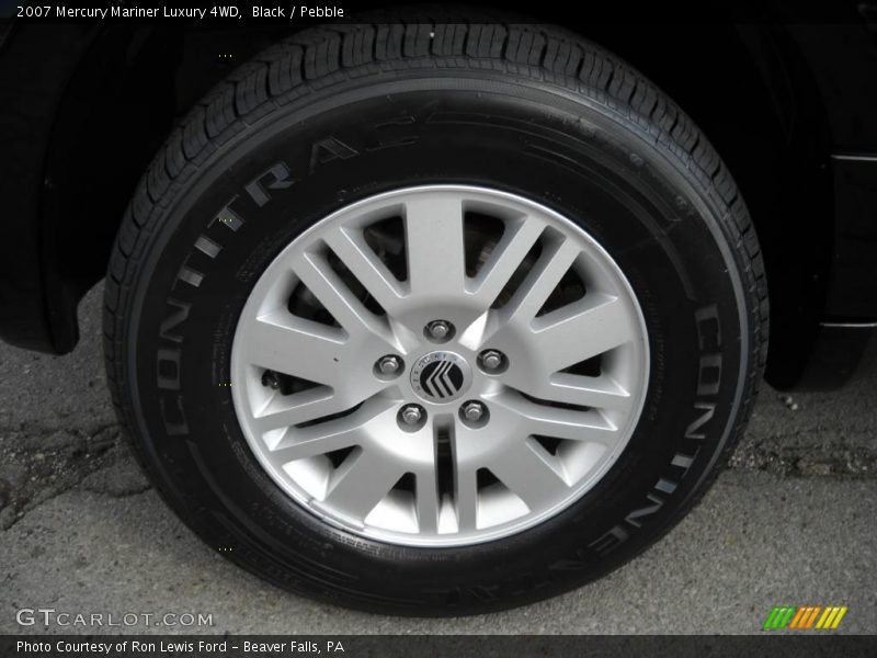 Black / Pebble 2007 Mercury Mariner Luxury 4WD