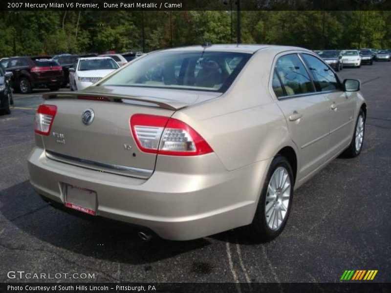 Dune Pearl Metallic / Camel 2007 Mercury Milan V6 Premier