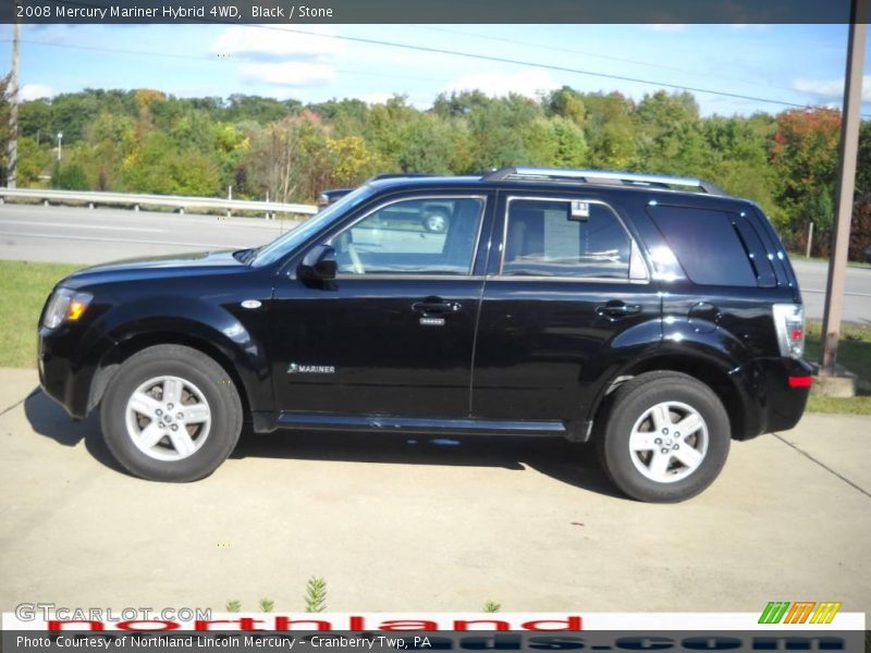 Black / Stone 2008 Mercury Mariner Hybrid 4WD