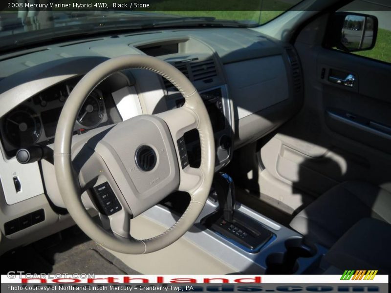 Black / Stone 2008 Mercury Mariner Hybrid 4WD