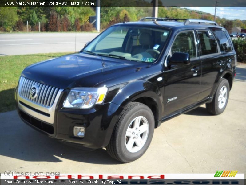 Black / Stone 2008 Mercury Mariner Hybrid 4WD