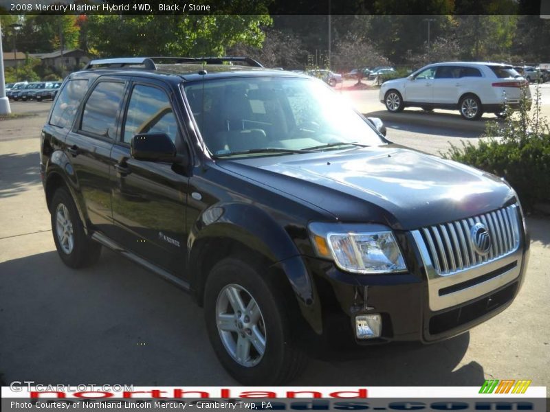 Black / Stone 2008 Mercury Mariner Hybrid 4WD
