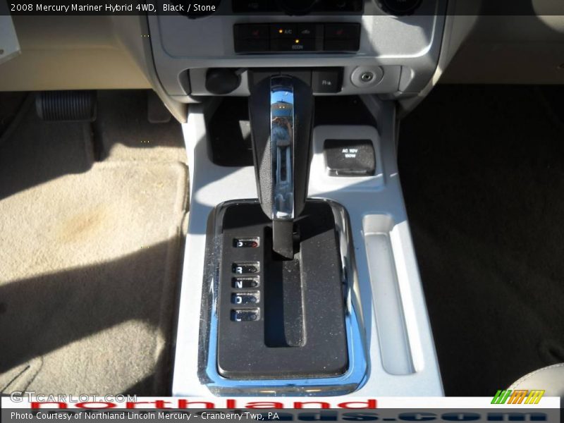 Black / Stone 2008 Mercury Mariner Hybrid 4WD