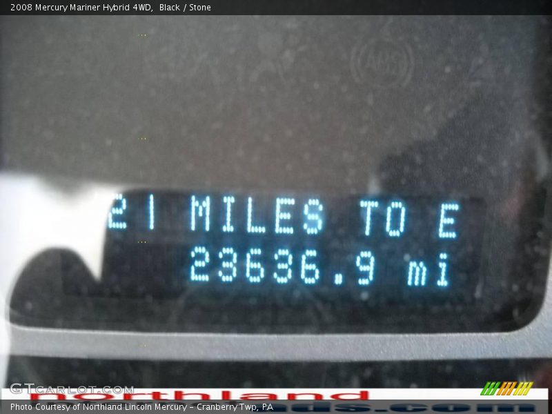 Black / Stone 2008 Mercury Mariner Hybrid 4WD