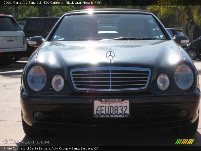Black Opal Metallic / Ash 2001 Mercedes-Benz CLK 430 Cabriolet