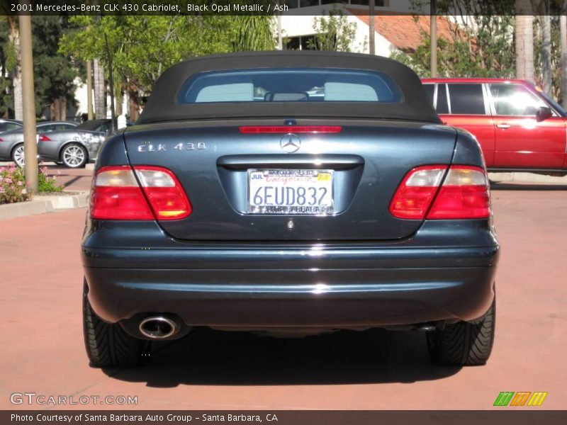 Black Opal Metallic / Ash 2001 Mercedes-Benz CLK 430 Cabriolet