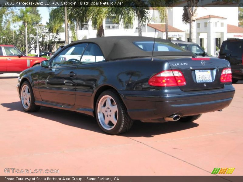 Black Opal Metallic / Ash 2001 Mercedes-Benz CLK 430 Cabriolet
