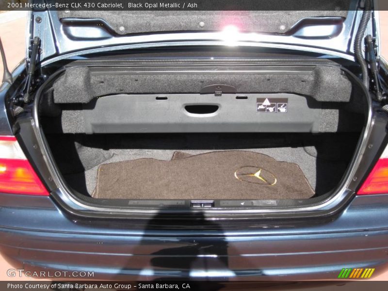 Black Opal Metallic / Ash 2001 Mercedes-Benz CLK 430 Cabriolet