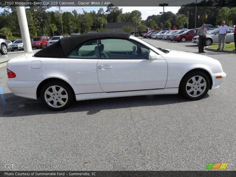 Glacier White / Ash 2000 Mercedes-Benz CLK 320 Cabriolet