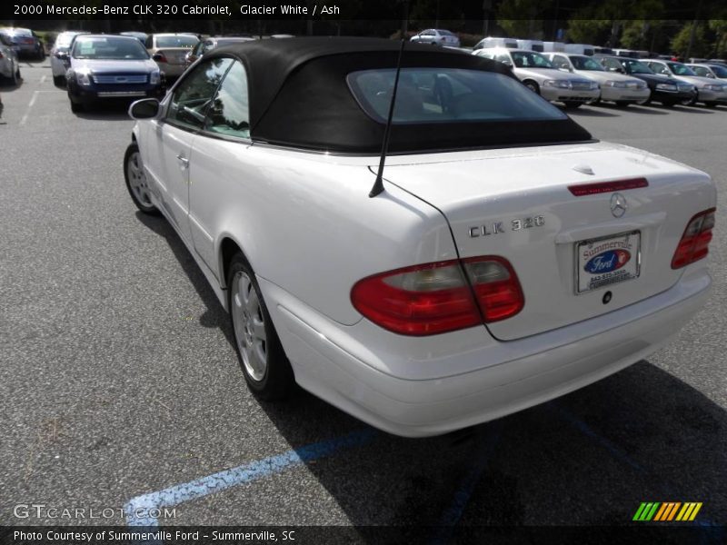 Glacier White / Ash 2000 Mercedes-Benz CLK 320 Cabriolet