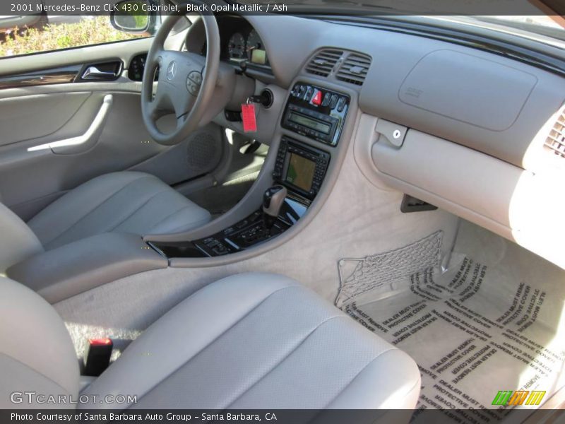 Black Opal Metallic / Ash 2001 Mercedes-Benz CLK 430 Cabriolet